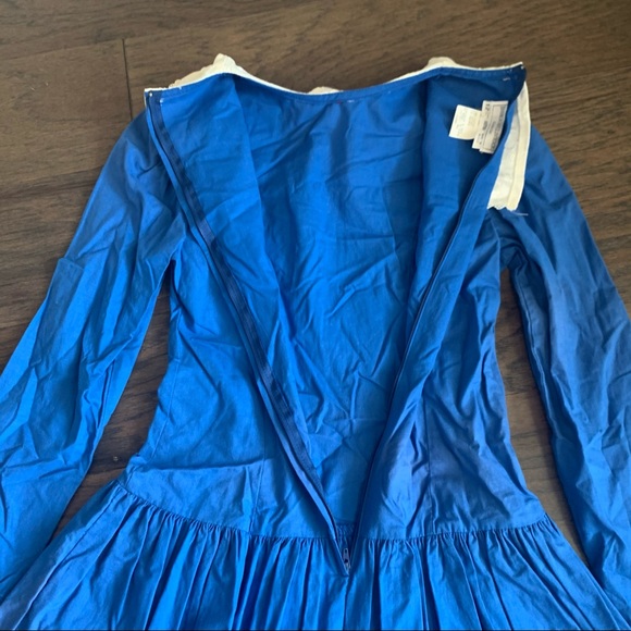 Vintage Jessica McClintock Gunne Sax Bib Dress - Picture 13 of 13